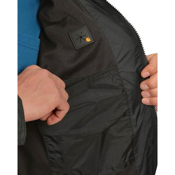 Carhartt Men's Regular Medium Black Nylon Jackets/Pullovers 100247