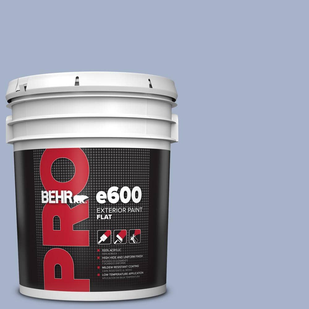 5 gal. #PPU15-14 Ballroom Blue Exterior Flat Paint price history on PriceWatchPro