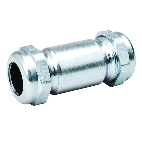 Southland 1/2 in. x 1/2 in. Galvanized Iron Compression Coupling Long Pattern