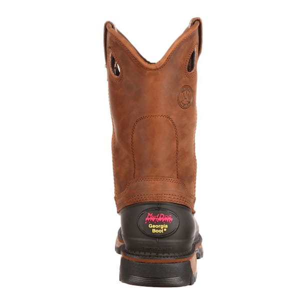 Men\'s 9.5 M Georgia Boot Muddog Wellington Work Boot Georgia Boots: Men main image 3