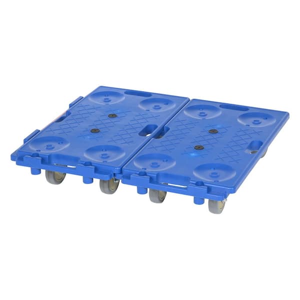 Vestil 16 in. x 26 in. Interlocking Plastic Dolly PCS-1626 - The