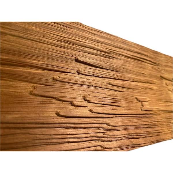 Easy Planking 1/2 in. x 5 in. x 4 ft. Square Edge Pine Mushroom Wood Decorative Wall Boards (16.67 sq. ft. in 10-Pack)