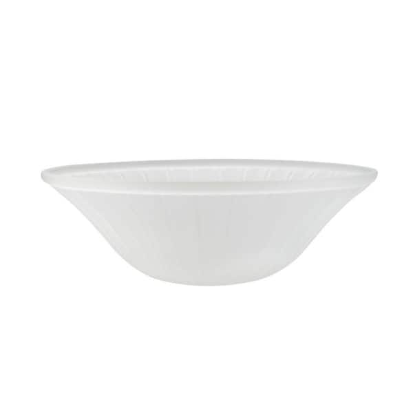 Unbranded 5-3/8 in. H x 15-3/4 in. Dia/Frosted Glass Shade For Torchiere Lamp, Swag Lamp and Pendant