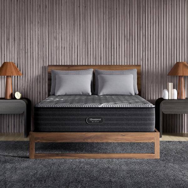 Beautyrest Black Hybrid LX-Class King Medium 13.5 in. Mattress Set with 6 in. Foundation