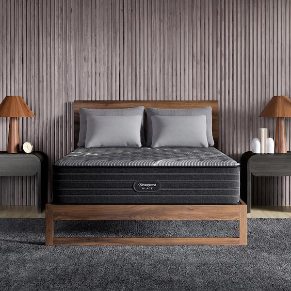 Beautyrest Black B-Class Queen Extra Firm 13.5 in. Standard Profile Mattress Set