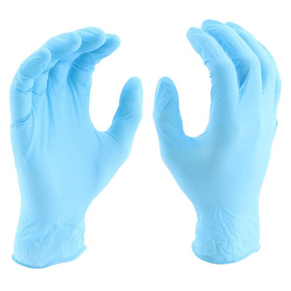 HDX Disposable Nitrile Gloves (10-Count)