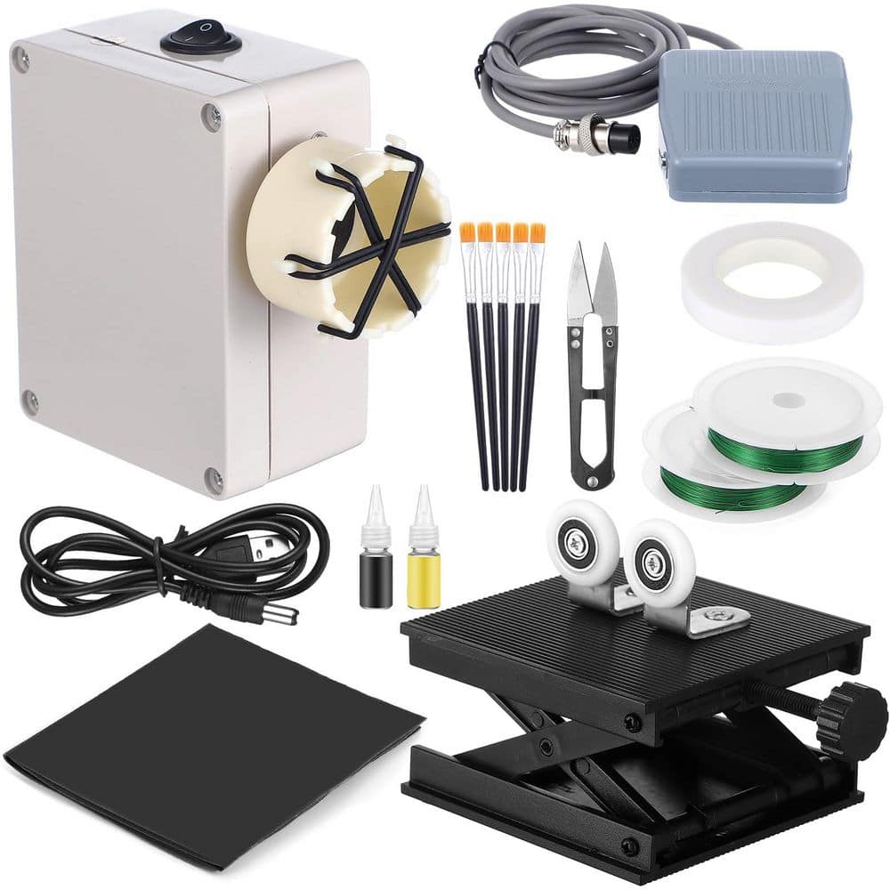 15 pcs Fishing Rod Repair Kit with Winding Machine Adjustable Rack Thread Tape Brush Scissor Sandpaper price history on PriceWatchPro