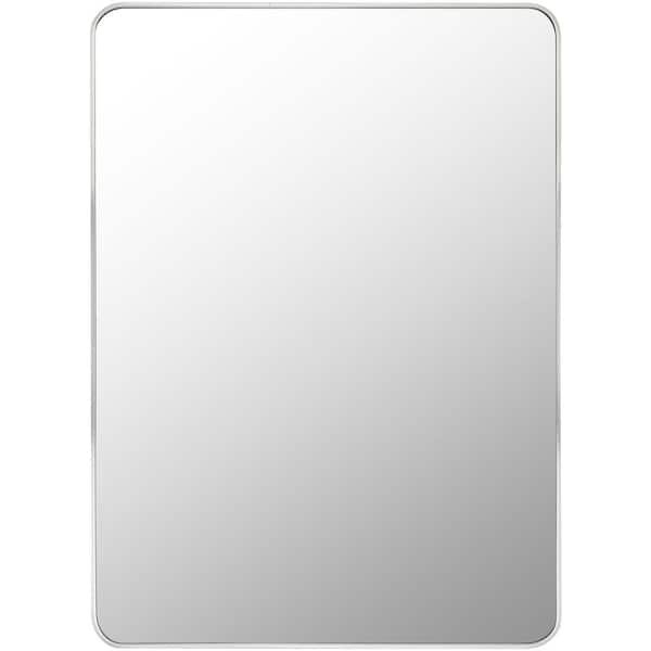 Aranya 23.62 in. x 35.43 in. Silver Framed Decorative Mirror