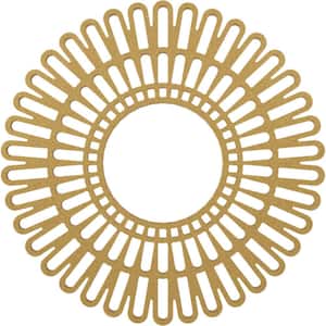 20 in. O.D. x 7-1/2 in. I.D. x 1/2 in. P Cornelius Architectural Grade PVC Peirced Ceiling Medallion