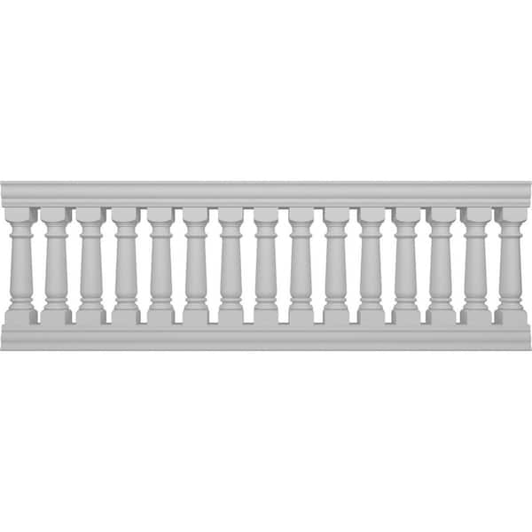 Fiberthane Wellington Balustrade 108 in. L x 38 in. H Fiberglass Railing Kit