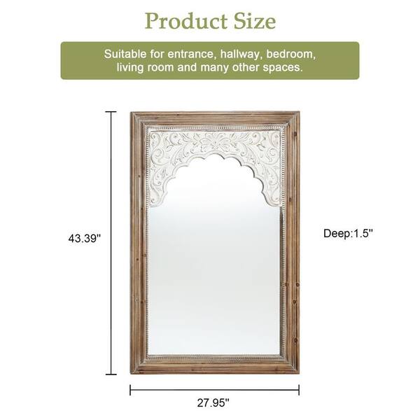 Rustic Painted Indian Mirror (78 x 60cm) Rustic Painted Indian Mirror (78 x 60cm)