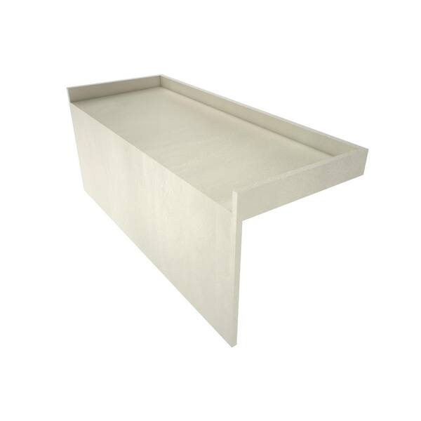 gray shower bench seat