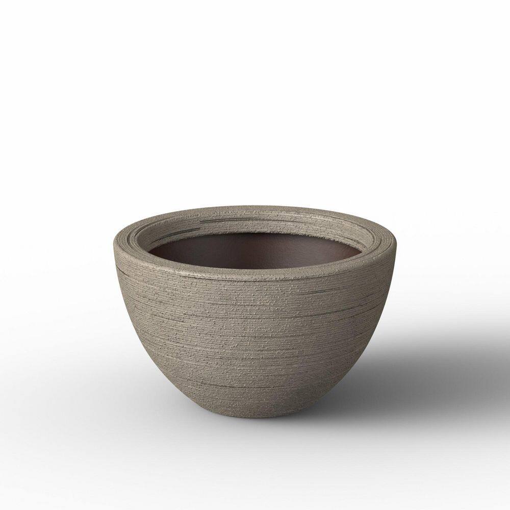 12 in. Medium Light Gray(Premium Inner) Concrete Round Planter / Pot with Drainage Holes price history on PriceWatchPro