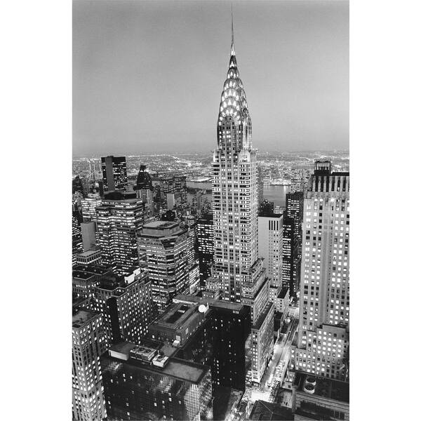 Ideal Decor 69 in. x 45 in. Chrysler Building Wall Mural