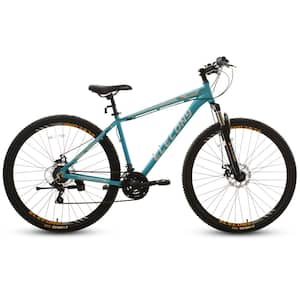 29 in. Blue Aluminum Shimano 21 Speed Mountain Bicycle Dual Disc Brakes