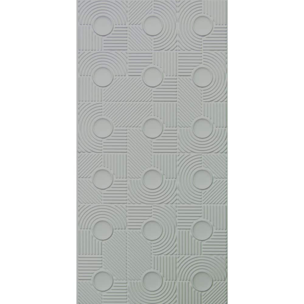 1.6 ft. x 3.4 ft. Gray PVC Decorative Wall Paneling, Peel and Stick, Self Adhesive, Waterproof, 10-Pack price history on PriceWatchPro
