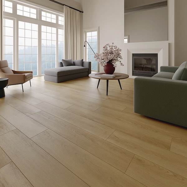 Snickerdoodle 20 MIL x 7.5 in. W x 48 in. L Click Lock Waterproof Luxury Vinyl Plank Flooring (25.52 sq. ft./Case)