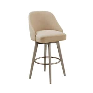 Walsh 30 in. Sand Wood Bar Stool