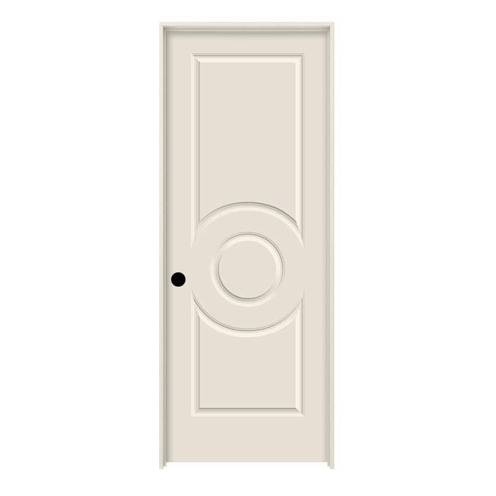 30 in. x 80 in. Right-Hand Primed C3340 3-Panel Premium Composite Single Prehung Interior Door price history on PriceWatchPro