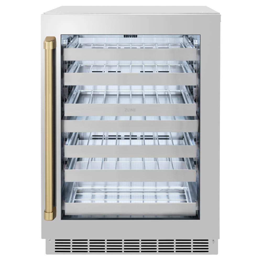 Autograph Edition Touchstone 24 in. Dual Zone 44-Bottle Wine Cooler with Glass Door and Champagne Bronze Handle price history on PriceWatchPro
