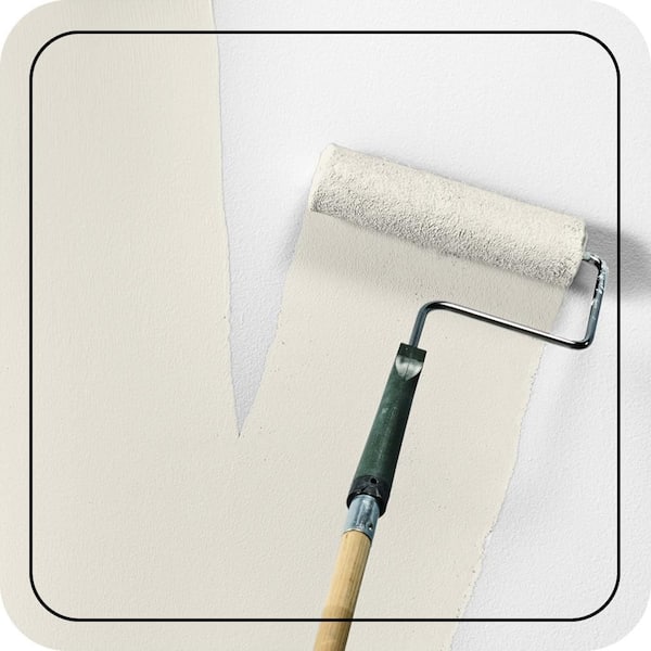 1 gal. Designer Collection #DC-003 Blank Canvas Satin Enamel Low Odor Interior Paint & Primer