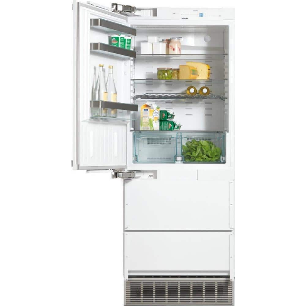 Miele 30 in. Left Hinged - Built-In Bottom Freezer Refrigerator with 14 ...