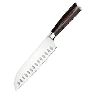⭐︎santaku⭐︎ Numhew 7 in. Stainless Steel Full Tang Santoku Knife with
