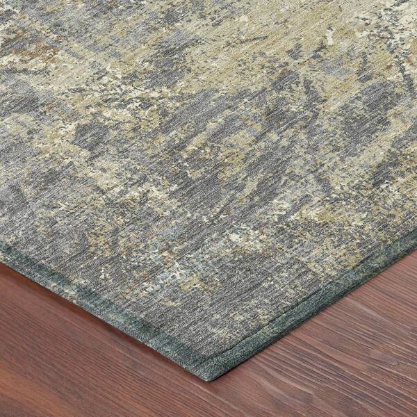 Chantille Machine Washable Indoor/Outdoor Abstract ACN2779 Gray 10 ft. x 14 ft. Area Rug