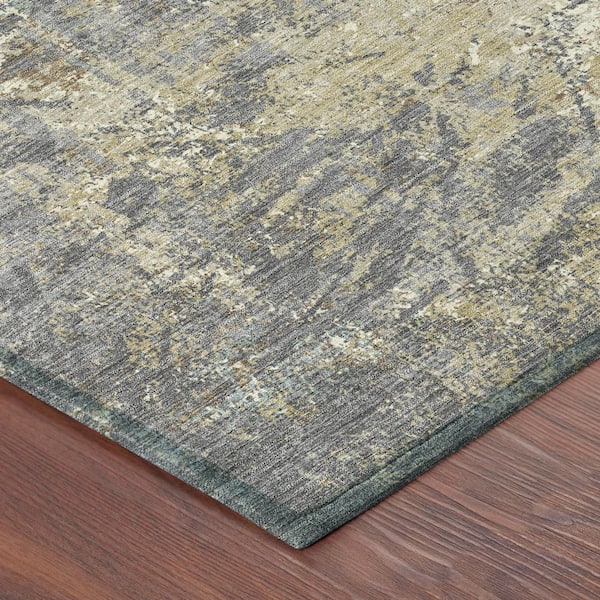 Chantille Machine Washable Indoor/Outdoor Abstract ACN2779 Gray 3 ft. x 4 ft. Area Rug
