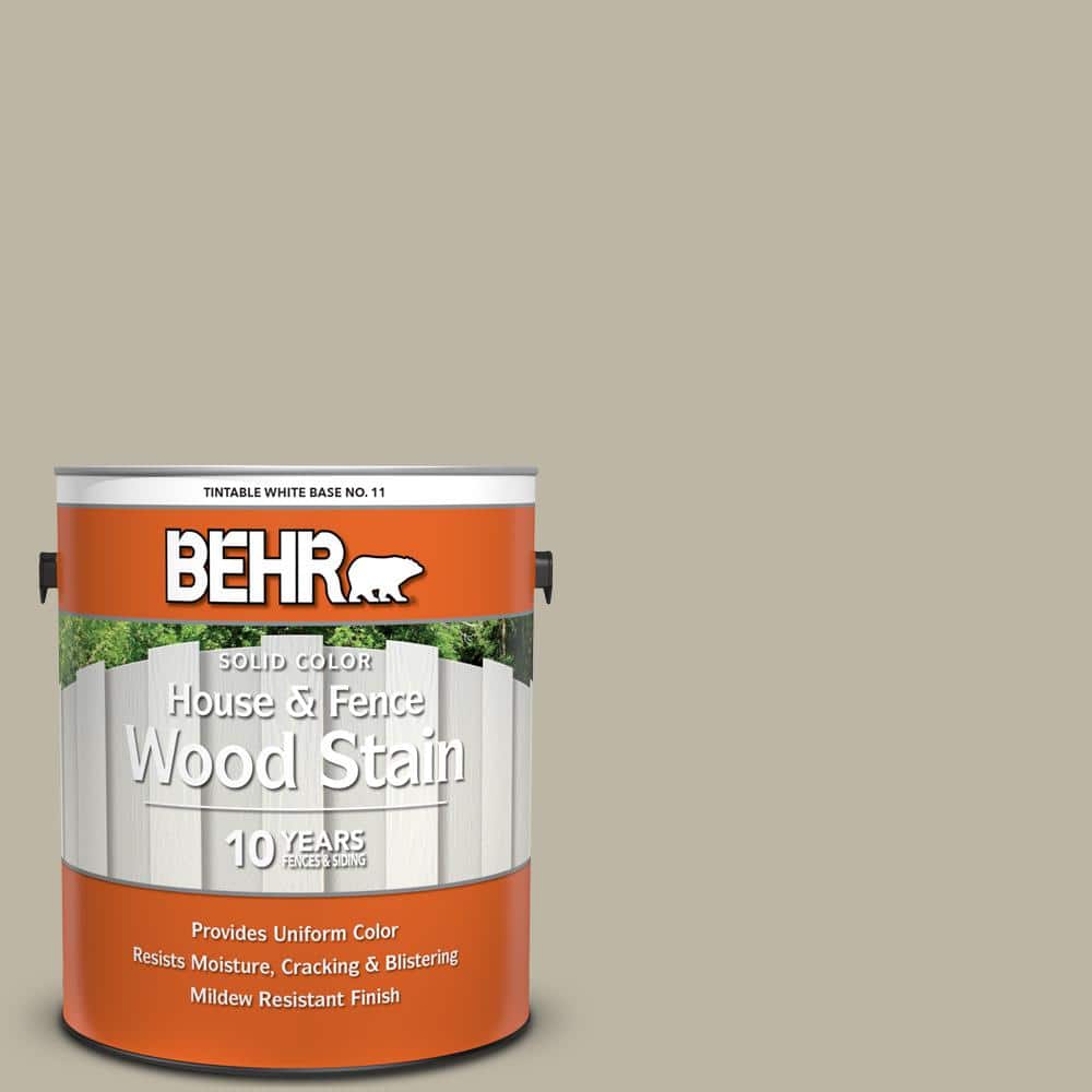 1 gal. #780D-4 Koala Bear Solid Color House and Fence Exterior Wood Stain
