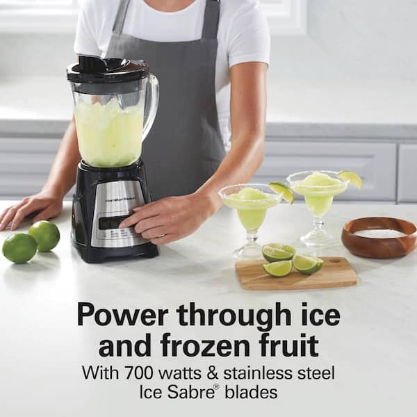 Hamilton Beach Power Elite 40 oz. 12-Speed Black Blender