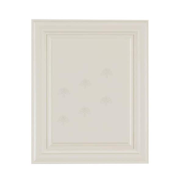LIFEART CABINETRY Princeton Shaker Off-White Decorative Door Panel 24-in. W x 30-in H x 0.75-in D
