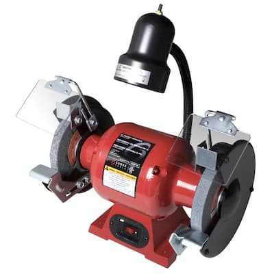 6 in. Bench Grinder with Light