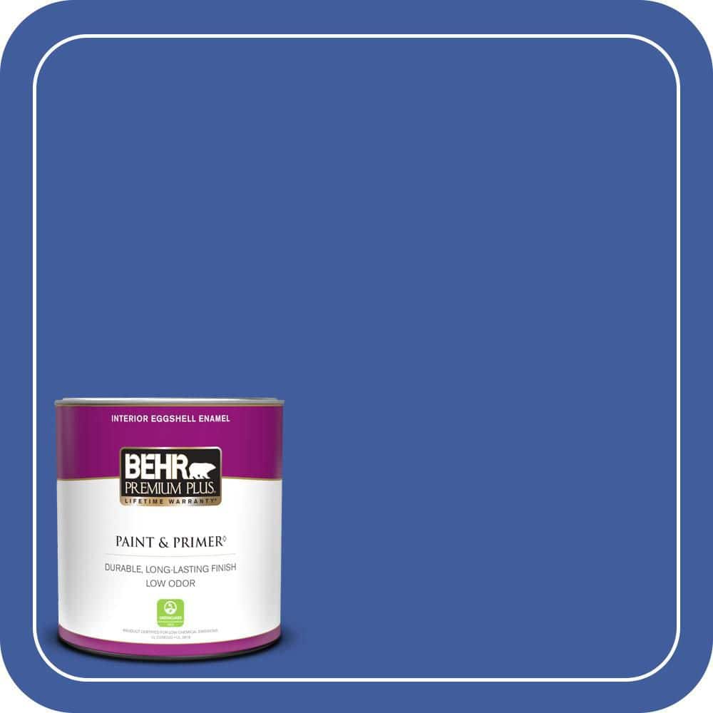 1 qt. #BIC-21 Blue Dahlia Eggshell Enamel Low Odor Interior Paint & Primer price history on PriceWatchPro