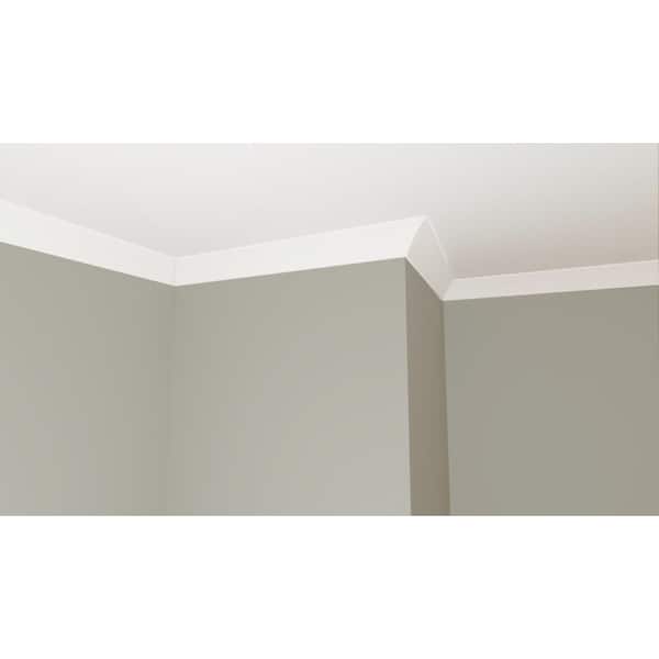 House Of Fara 8843 9 16 In X 4 1 96 Mdf Crown Moulding - Decorative Crown Molding Home Depot