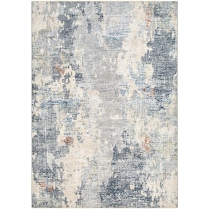 Amore Gray 8 ft. x 10 ft. Abstract Indoor Area Rug