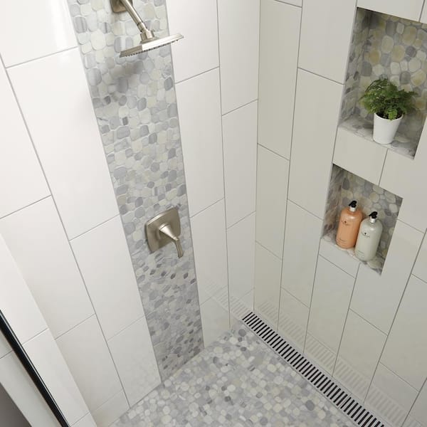 Restore Bright White 8 in. x 24 in. Ceramic Wall Tile (399 sq. ft. / pallet)