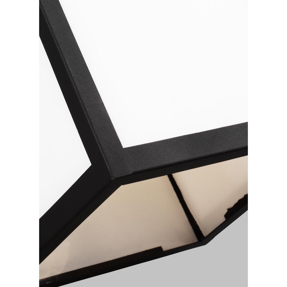 Founders 1-Light Black Bronze Outdoor Wall Lantern with Dimmable Energy Star