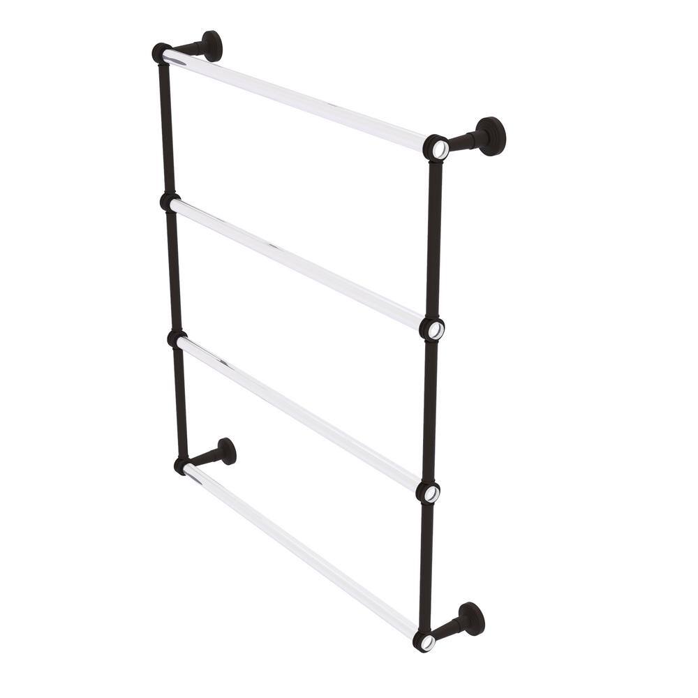 Pacific Beach Collection 30 in. Wall Mounted Towel Bar in Oil Rubbed Bronze with Dotted Accents price history on PriceWatchPro