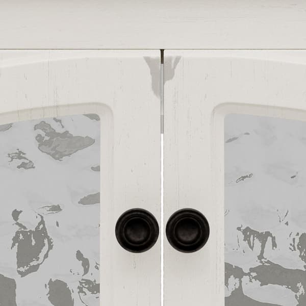 31 in. Freestanding White Bath Vanity with White Ceramic Top