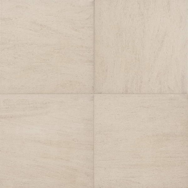 Living Style Beige 2 cm. x 18 in. x 36 in. Matte Porcelain Stone Look Paver (9 sq. ft./Case)