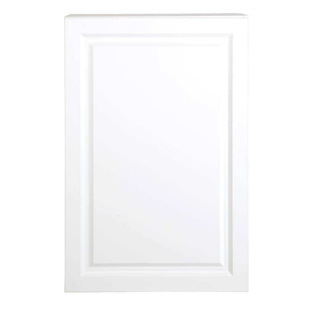 Hampton Bay Benton Assembled 24x36x12.5 in. Wall Cabinet in White ...