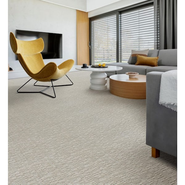 Tinker Treasure-Mirror Beige-45 oz. SD Polyester Pattern Carpet - Installation Required