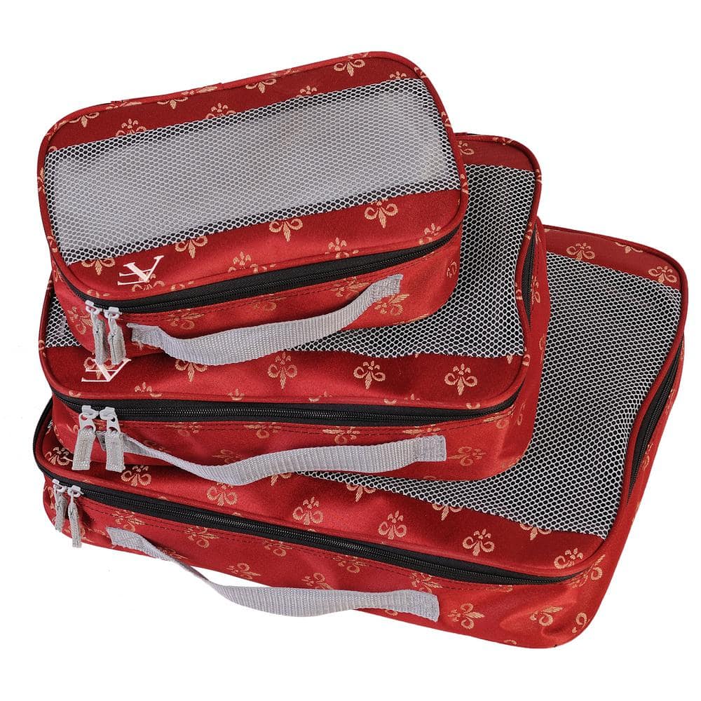 Fleur De Lis Packing Cubes (3-Piece Set)