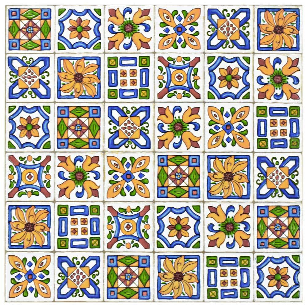 Techniker Der Farbe 11-3/4 in. x 11-3/4 in. Ceramic Wall Tile (9.7 sq. ft. /Case) price history on PriceWatchPro