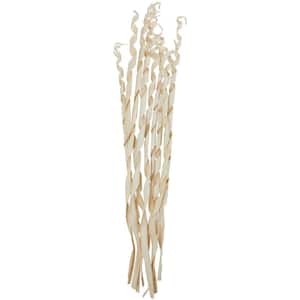45 in. Tall Rolled Palm Leaf Natural Foliage (1 Bundle)