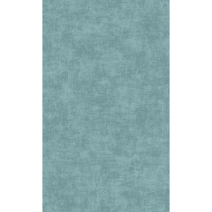 Aqua Concrete Plain Printed Non-Woven Paper Non Pasted Textured Wallpaper 57 sq. ft.