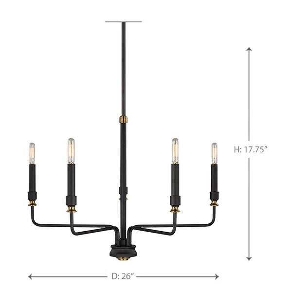 【人気投票 】ハイブランド人気ランキング！ Generation Lighting Oliver 5-Light Midnight Matte Black 絵画