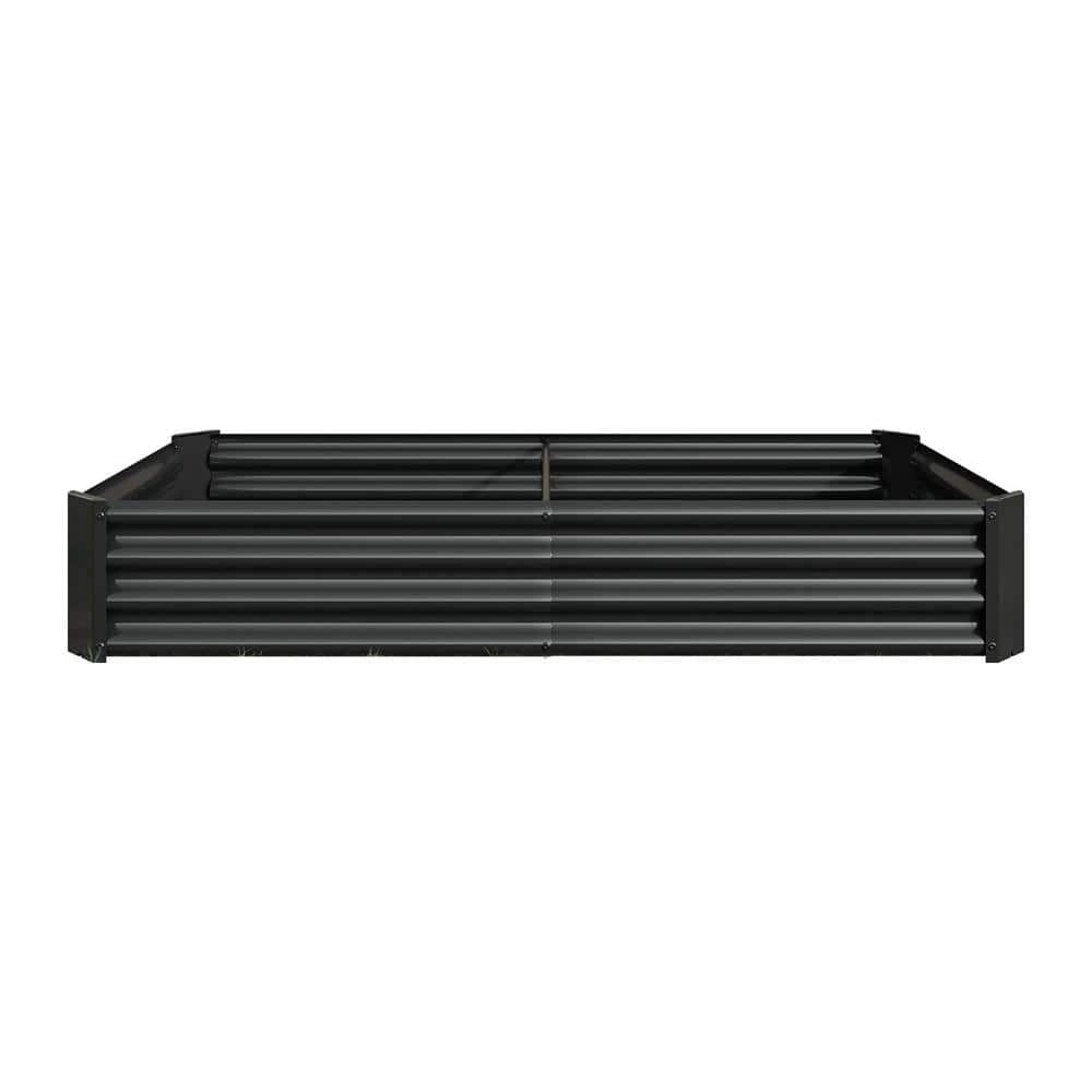 Raised Garden Bed Outdoor, 6 x 3 x 1 ft. Metal Raised Rectangle Planter Bed