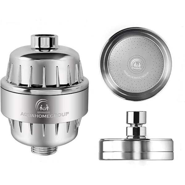 Lukvuzo Shower Head Water Filtration System with 23 Stage Shower Filter for Hard Water Removes Chlorine and Harmful Substances